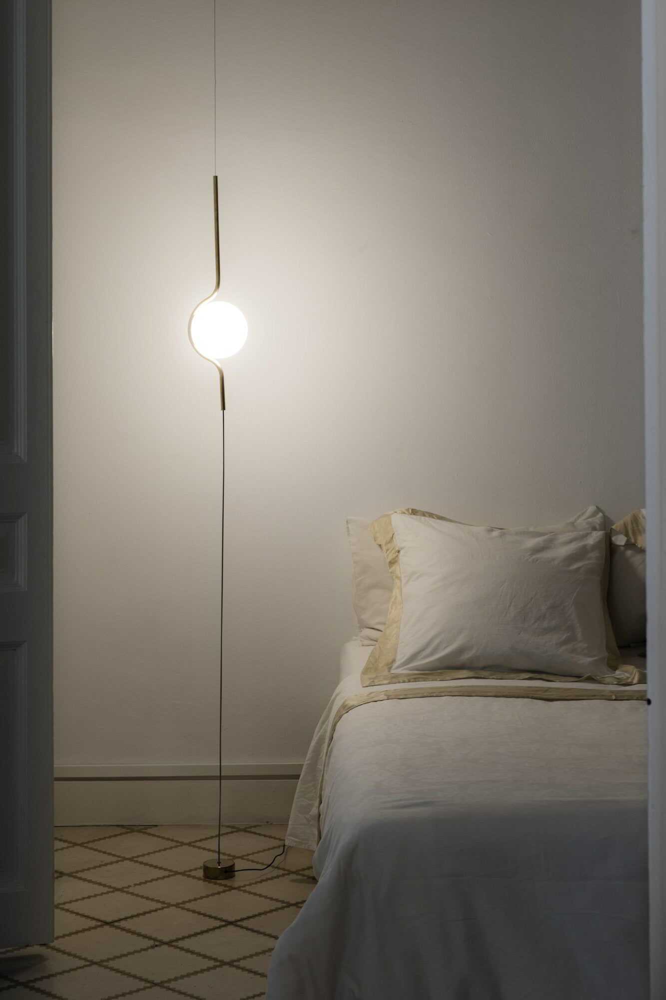 FARO_Barcelona - LE VITA Gold pendant/floor lamp - 29694