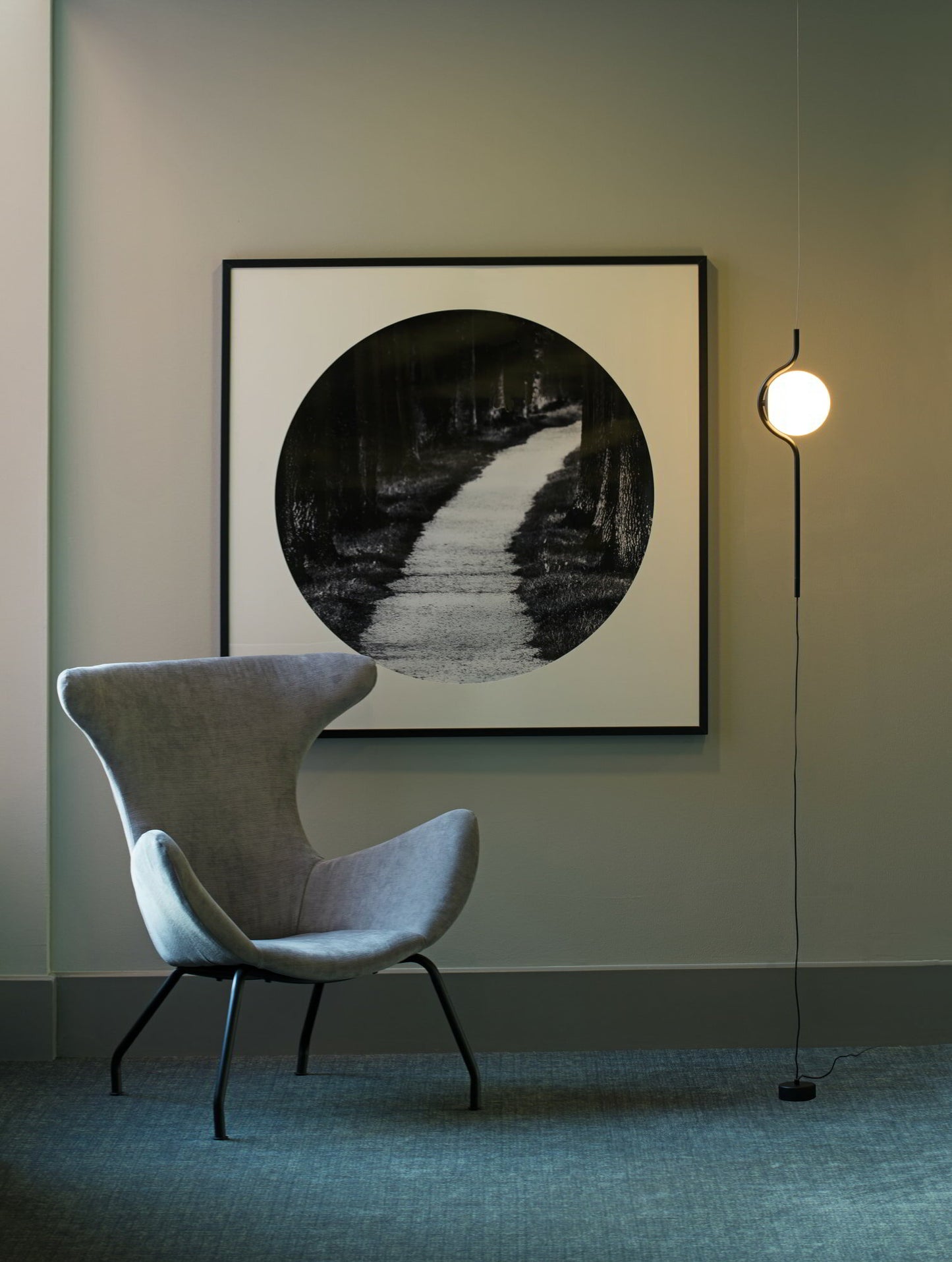 FARO_Barcelona - LE VITA Black pendant/floor lamp - 29699