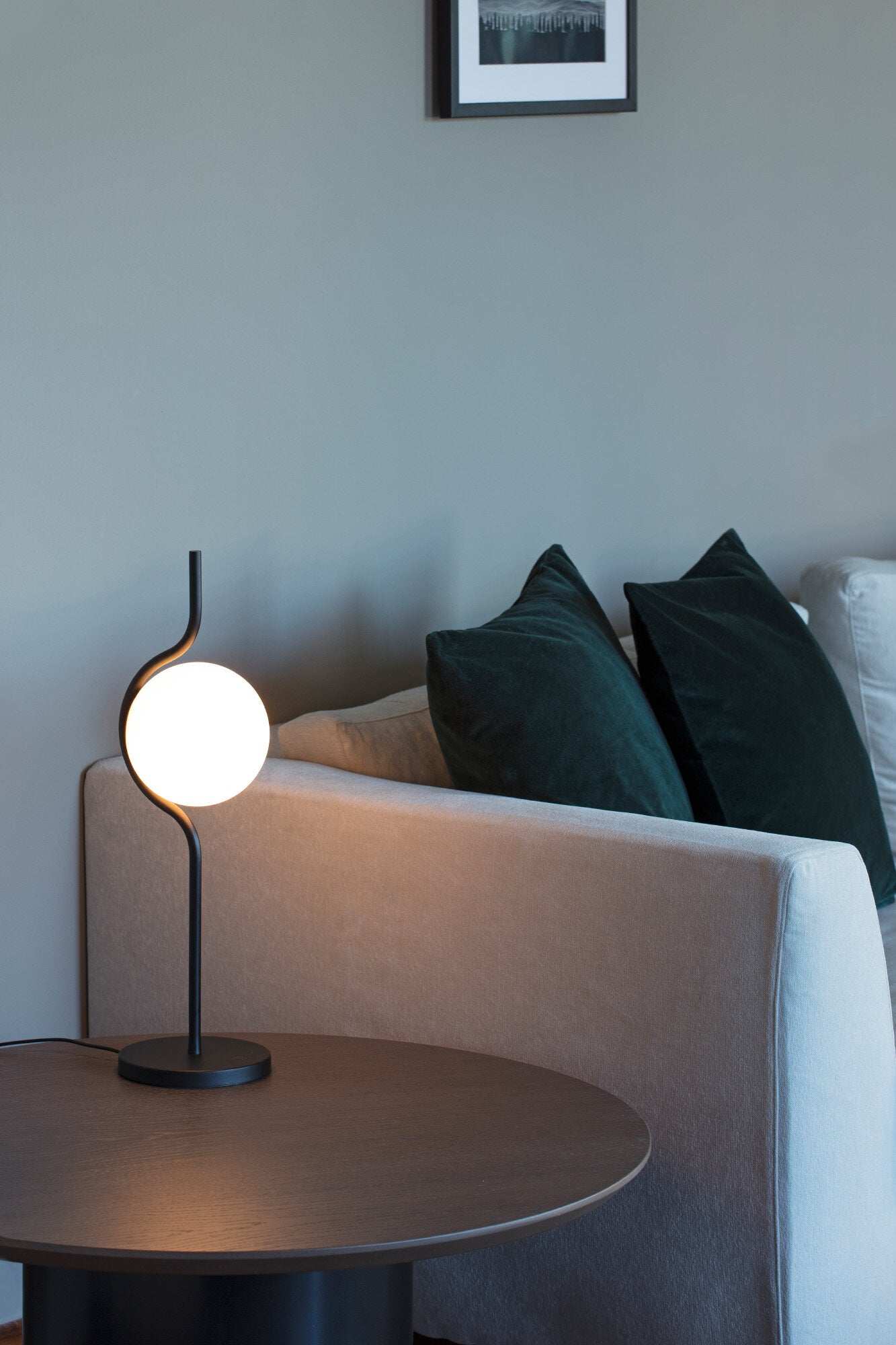 FARO_Barcelona - LE VITA Black table lamp dimmable- 29697