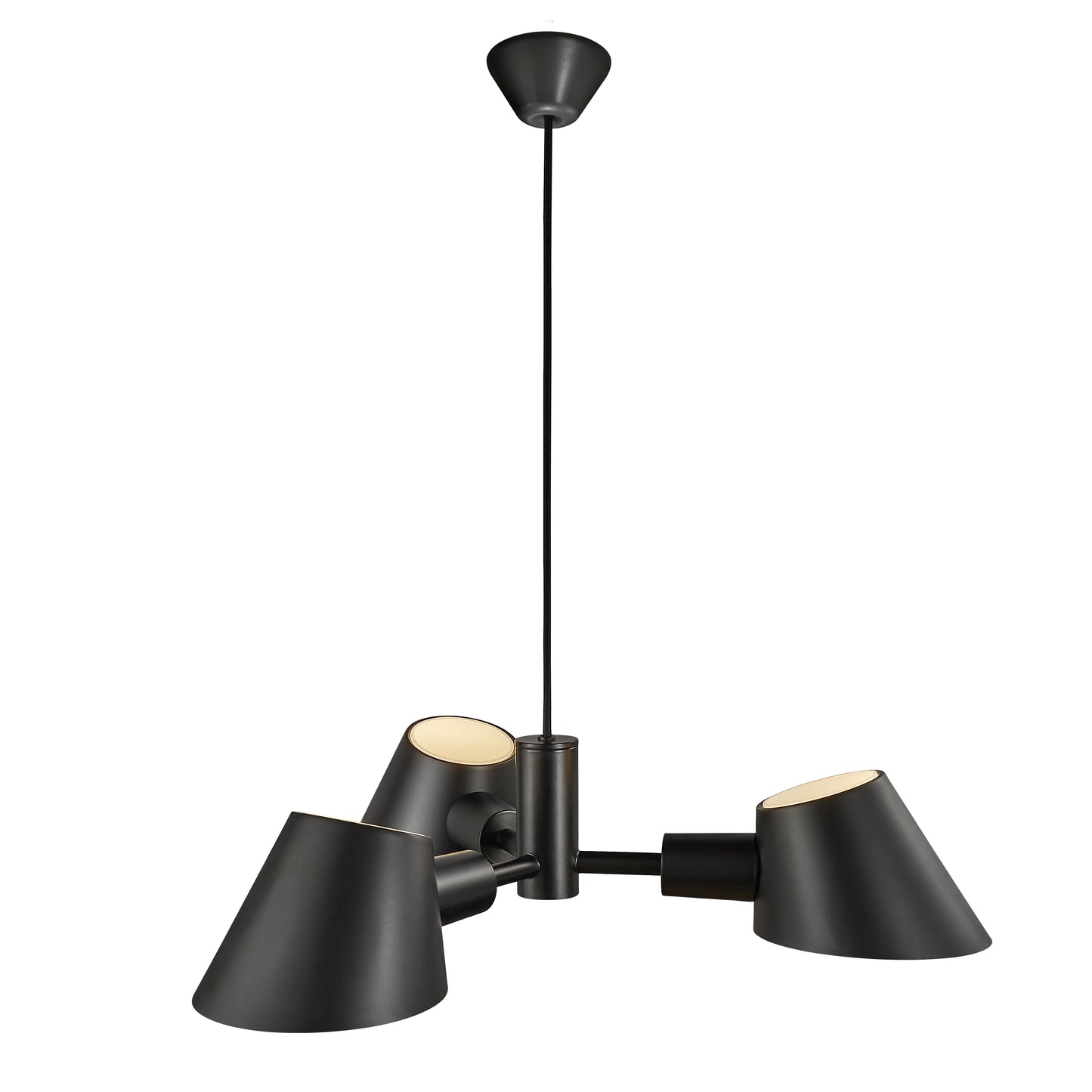 Nordlux DFTP STAY - Black - 3 Spot Pendant Light 2120703003