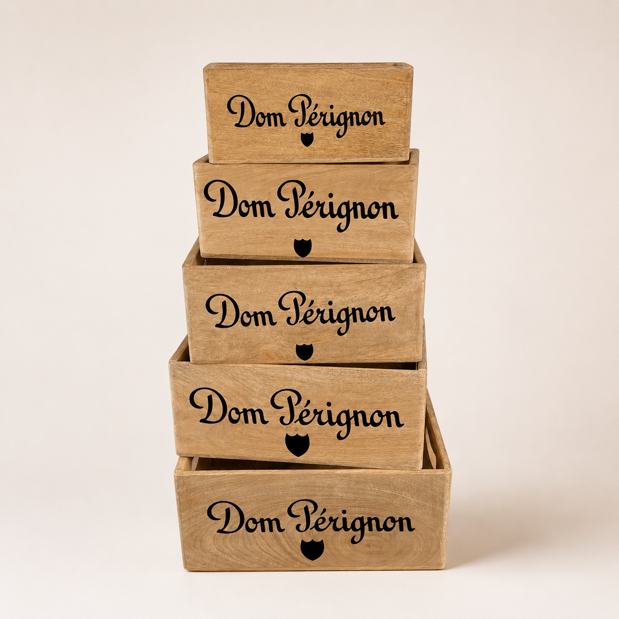 Dom Pérignon Wooden Champagne Storage Crates