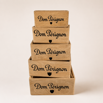 Dom Pérignon Wooden Champagne Storage Crates