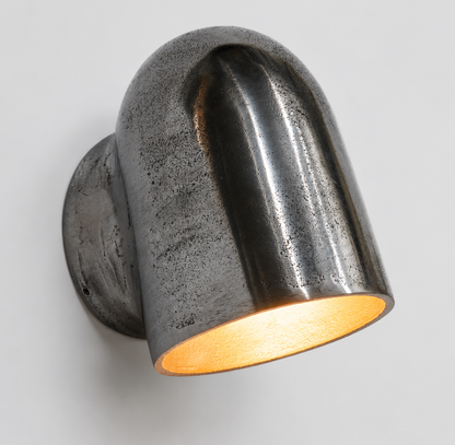 Hopton Raw Cast Aluminium Mast Down Wall Light
