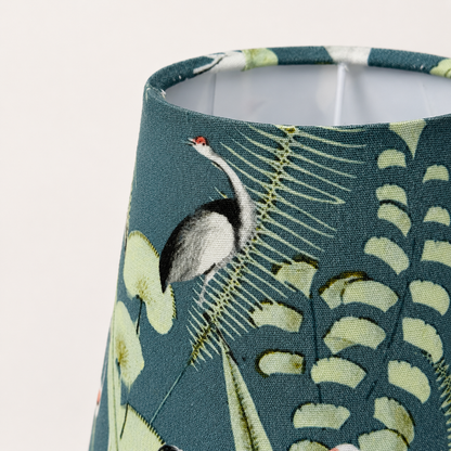 Flamingo Lampshade - Blue & Green 17cm Table & Wall Light Shade