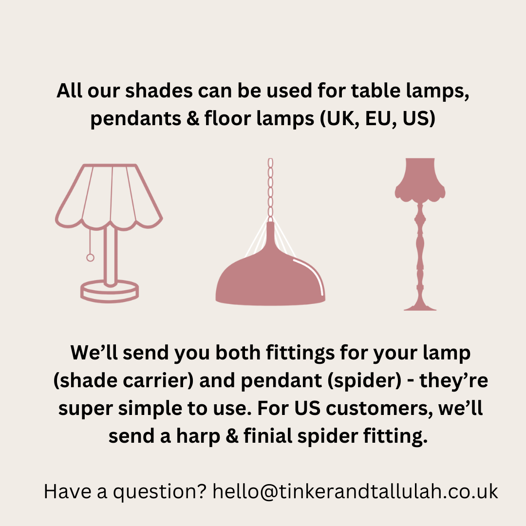 The Peggy Silk Fringed Lampshade - Brown