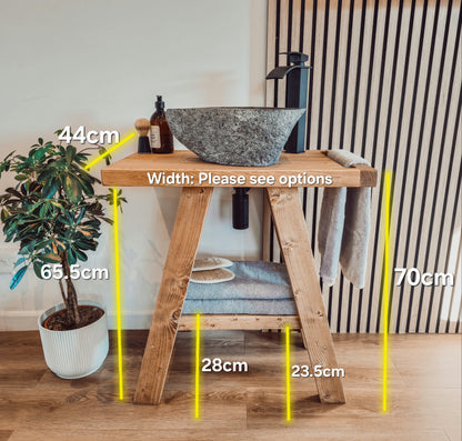 BORA Wooden Vanity and Shelf Storage | Tribe Joinery