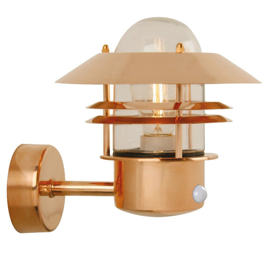 Nordlux - Blokhus Up Sensor Wall Light Copper  25031030