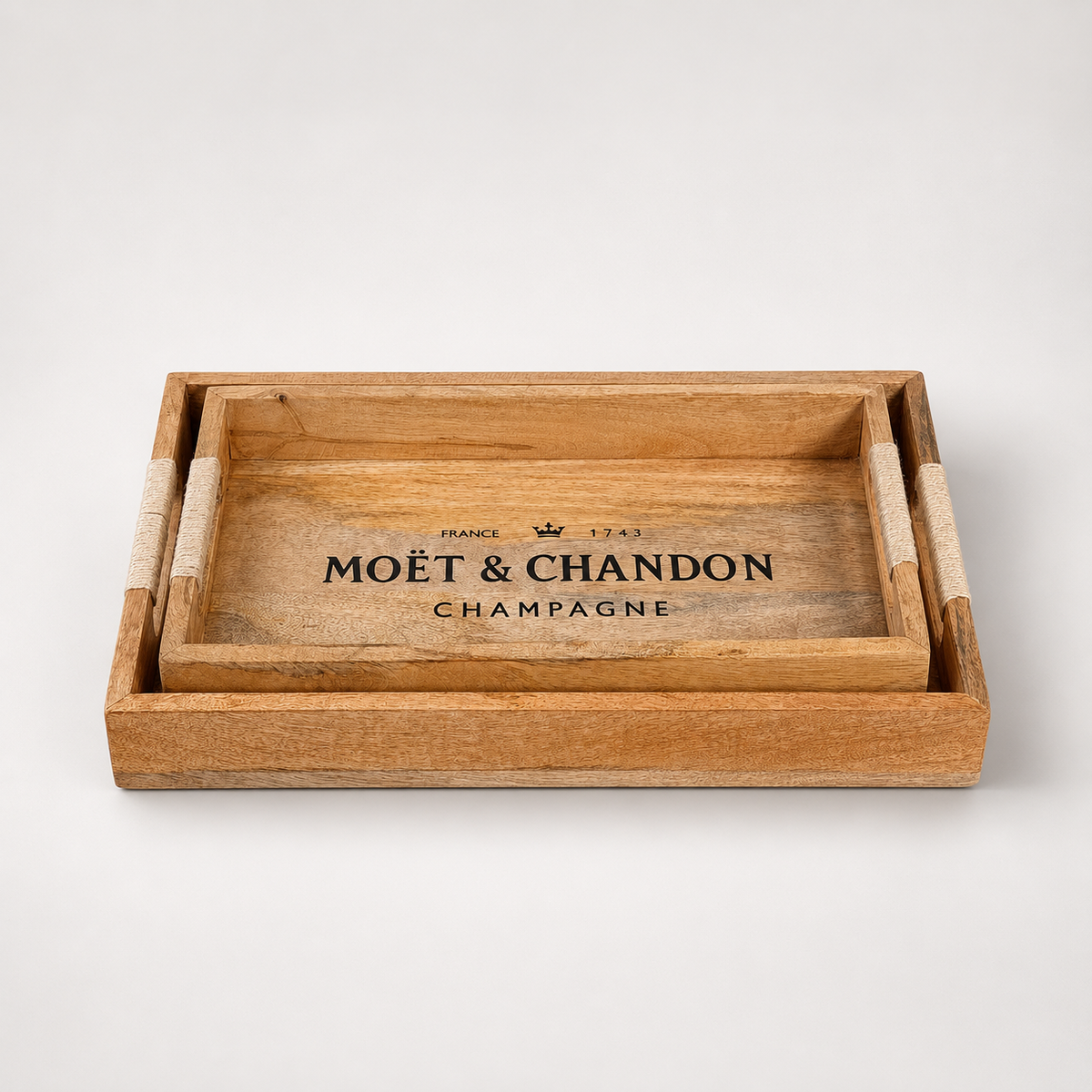Wooden Serving Trays Moët & Chandon Champagne Serving Tray