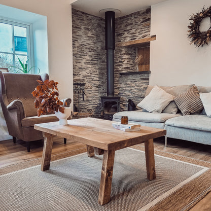 ARIA Rustic Wooden Coffee Table