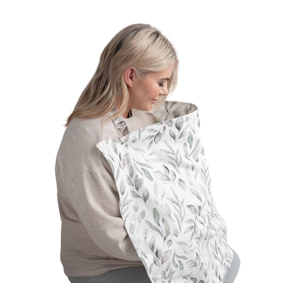 Feeding & Pumping Privacy Cover - Waterleaves