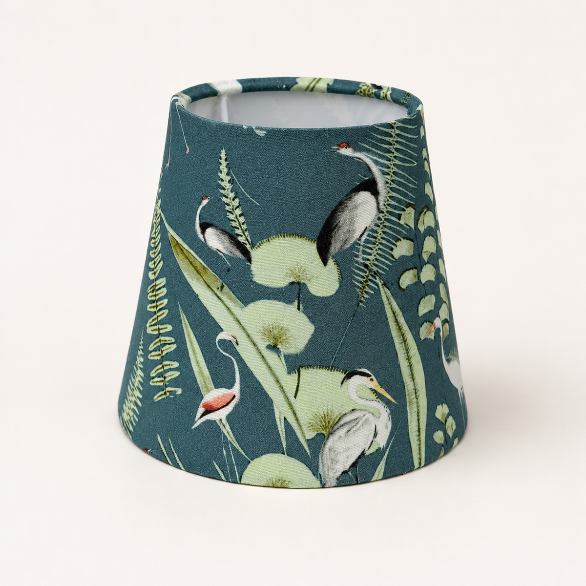 Flamingo Lampshade - Blue & Green 17cm Table & Wall Light Shade