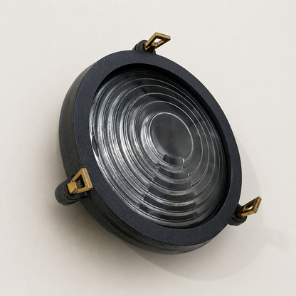 Wroxham Pewter Round Bulkhead Wall or Ceiling Light - IP65