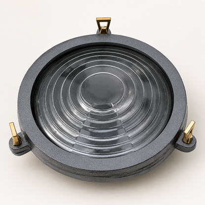 Wroxham Pewter Round Bulkhead Wall or Ceiling Light - IP65