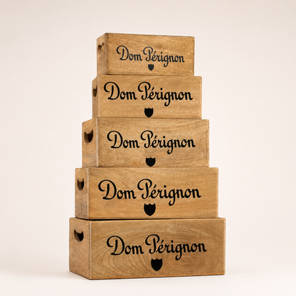 Dom Pérignon Wooden Champagne Storage Crates