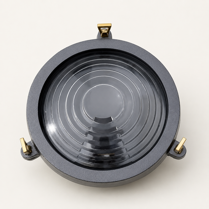 Wroxham Pewter Round Bulkhead Wall or Ceiling Light - IP65