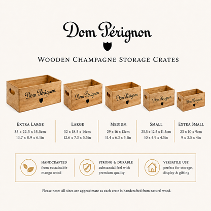 Dom Pérignon Wooden Champagne Storage Crates
