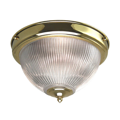 Kansa Lighting - Prismatic Dome Flush Ceiling Mount Polished Brass -DOME632