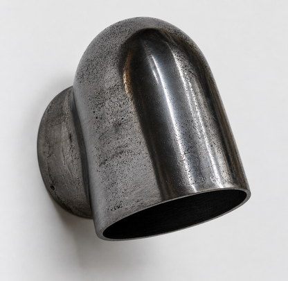 Hopton Raw Cast Aluminium Mast Down Wall Light