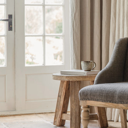 Elbu Deconstructed Jacquard Weave Armchair - Charcoal