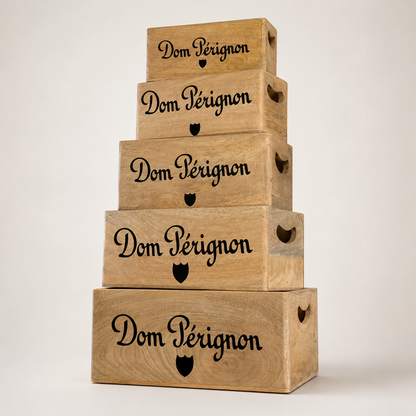 Dom Pérignon Wooden Champagne Storage Crates