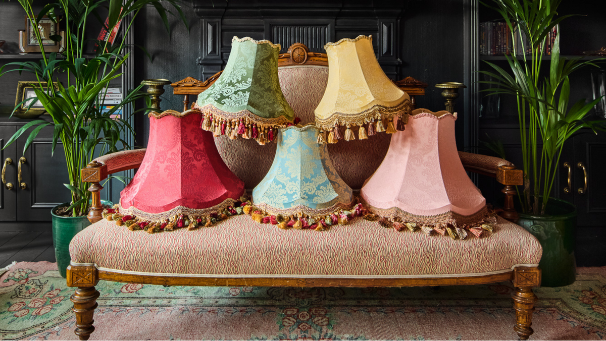 The Ruby Damask Lampshade