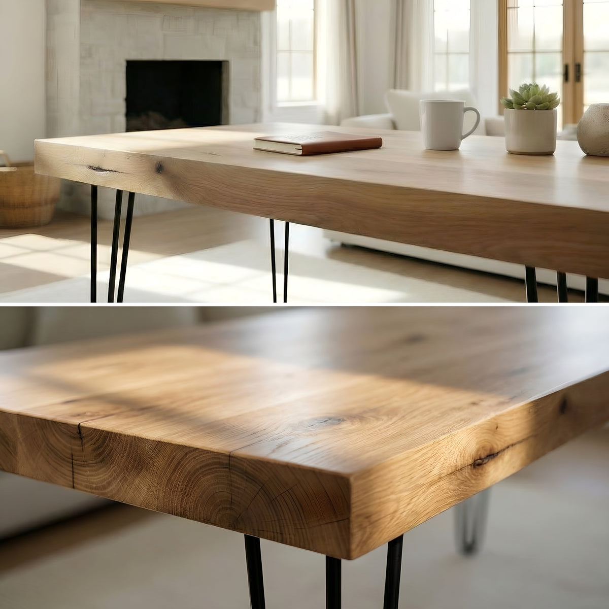 LARIA Oak Makeup / Dressing Table