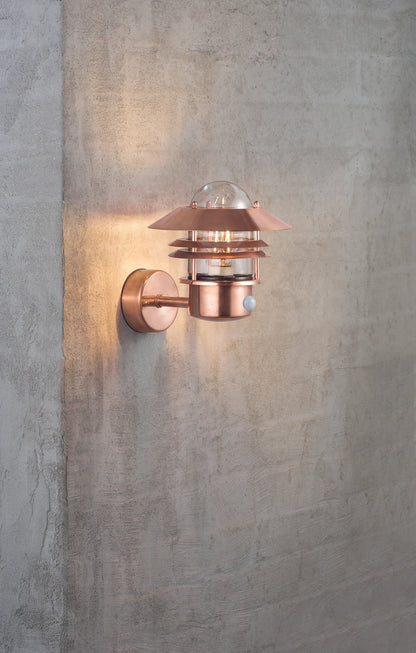 Nordlux - Blokhus Up Sensor Wall Light Copper  25031030