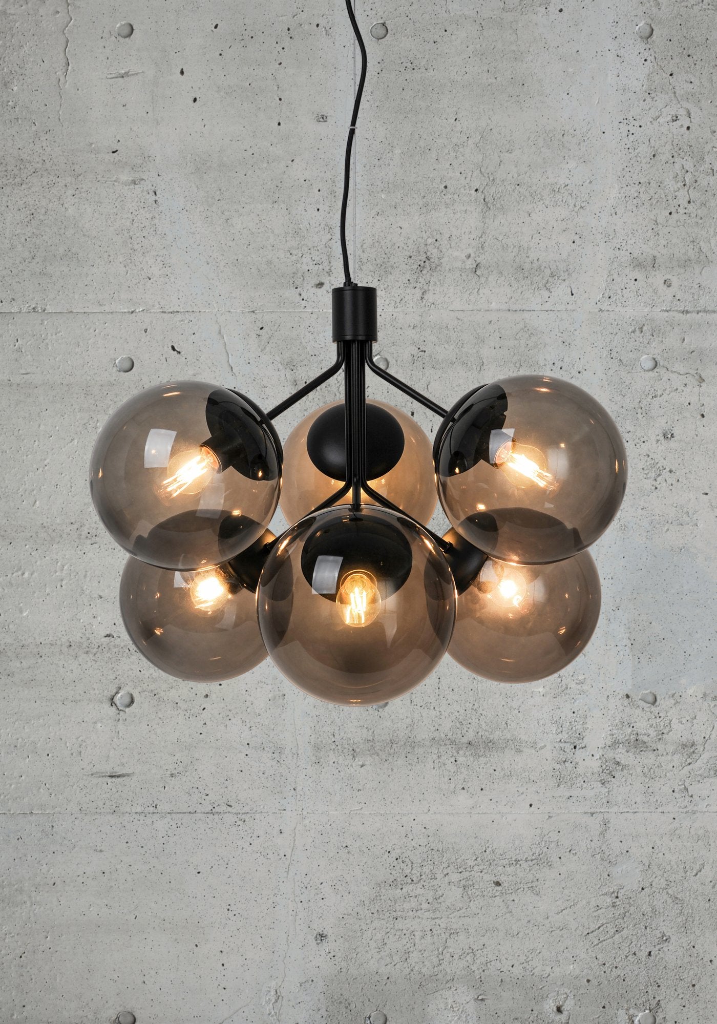 DFTP Ivona 6-Spot Pendant Black - 2112163003