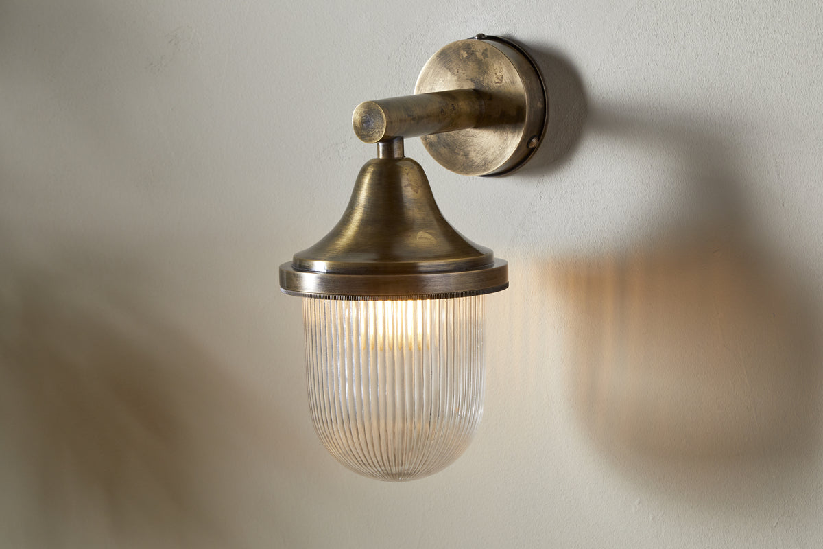 Magola Outdoor Wall Lamp - Antique Brass - One Size