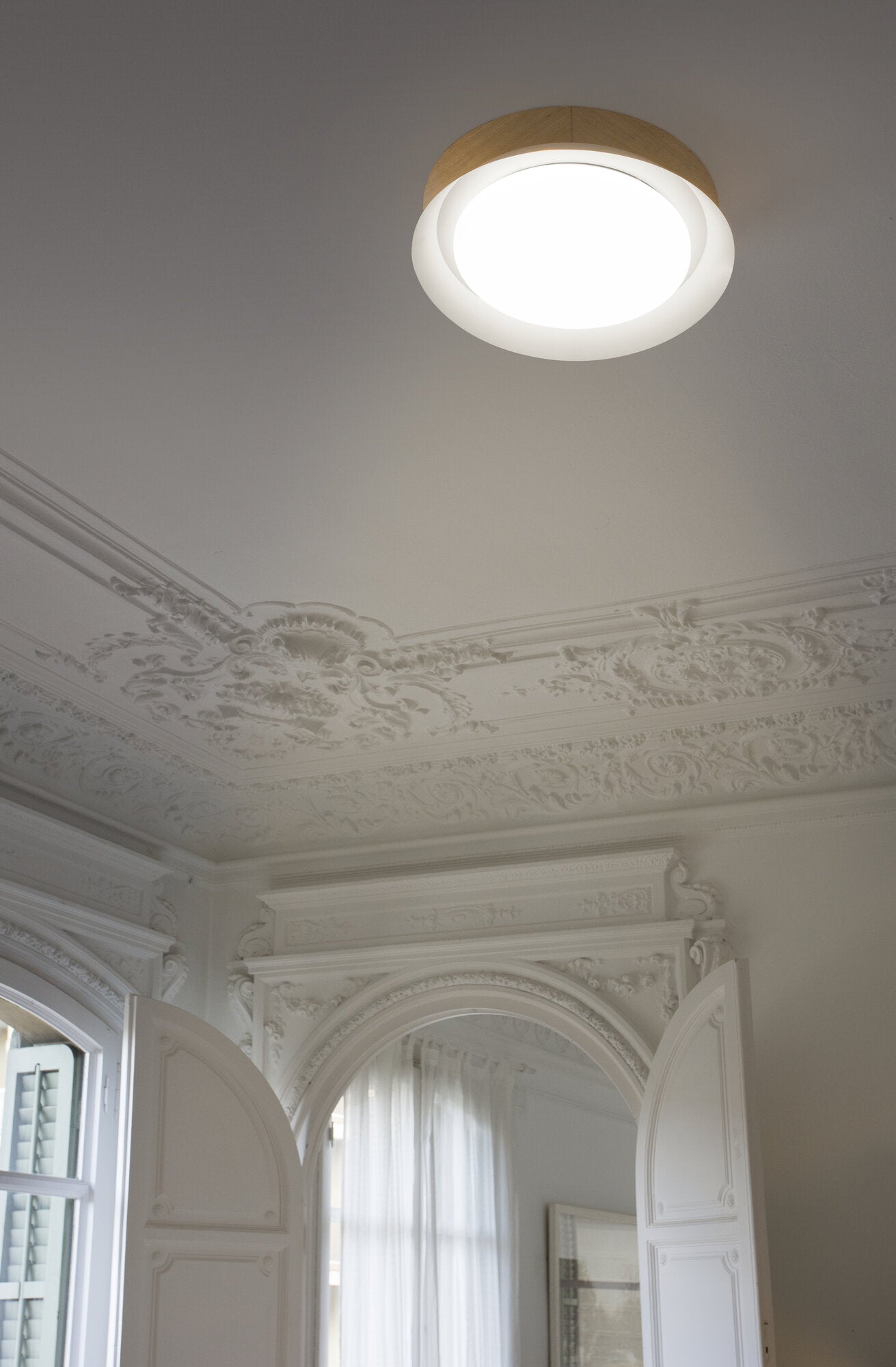 FARO_Barcelona - TENDER White ceiling lamp - 20095
