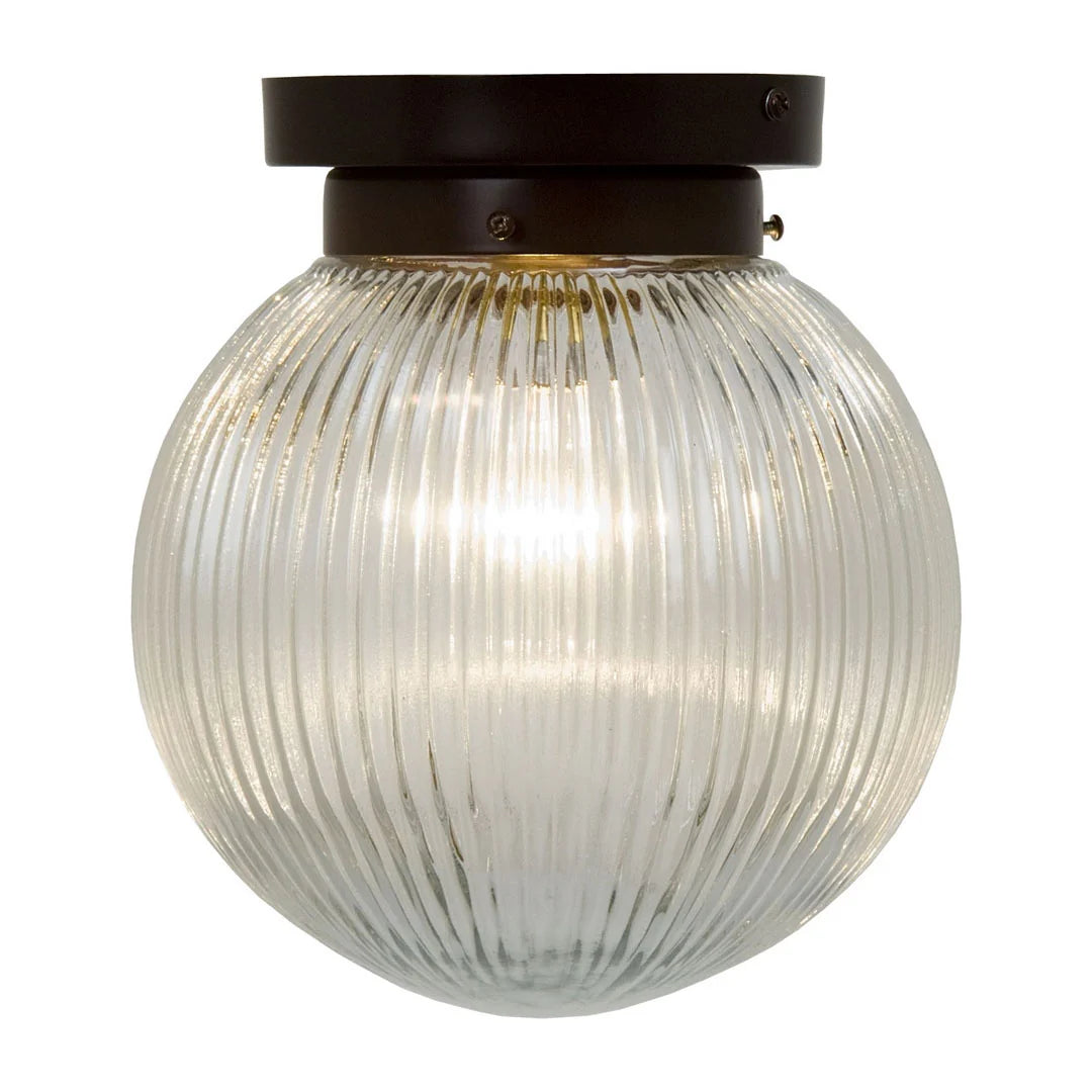 Prism Globe FCM 205mm Clear Antique Bronze