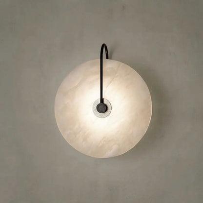 Disc Texture Marble Wall Lamp - Warm LED Light Modern Home Decor