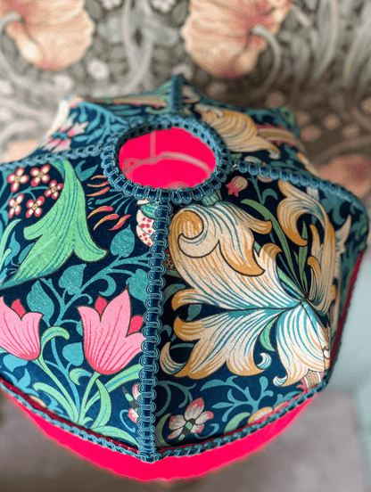 Tinker And Tallulah - William Morris Golden Lily Lampshade