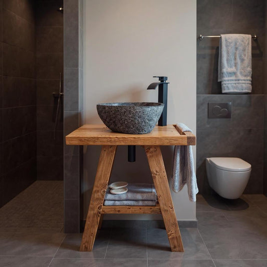 BORA Wooden Vanity and Shelf Storage | Tribe Joinery