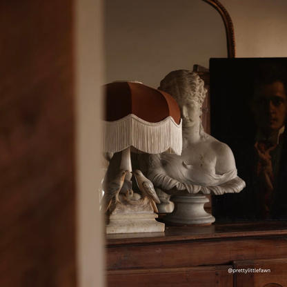 The Emmy Brown Fringed Lampshade