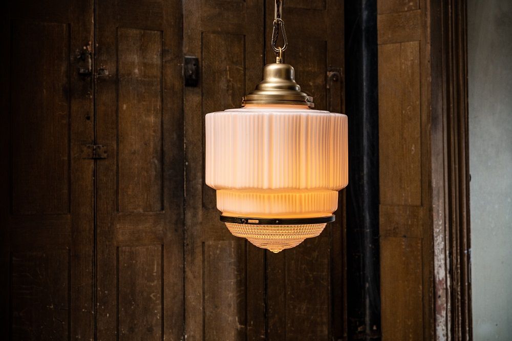 SOHO Lighting - The Dean Pendant Light Lacquered Aged Brass