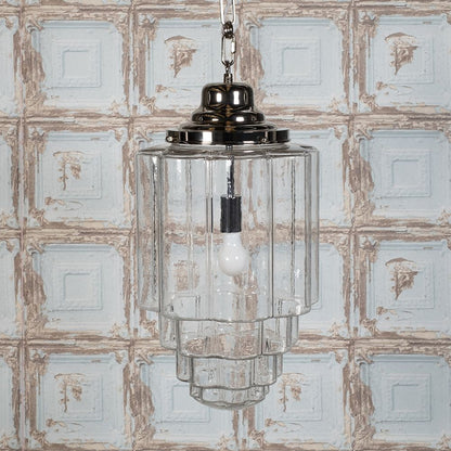 SOHO Lighting - Glasshouse Nickel Clear Pendant Light