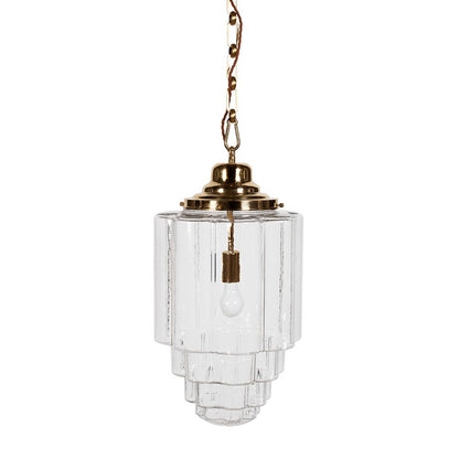 SOHO Lighting  - Glasshouse Polished Brass Clear Pendant Light