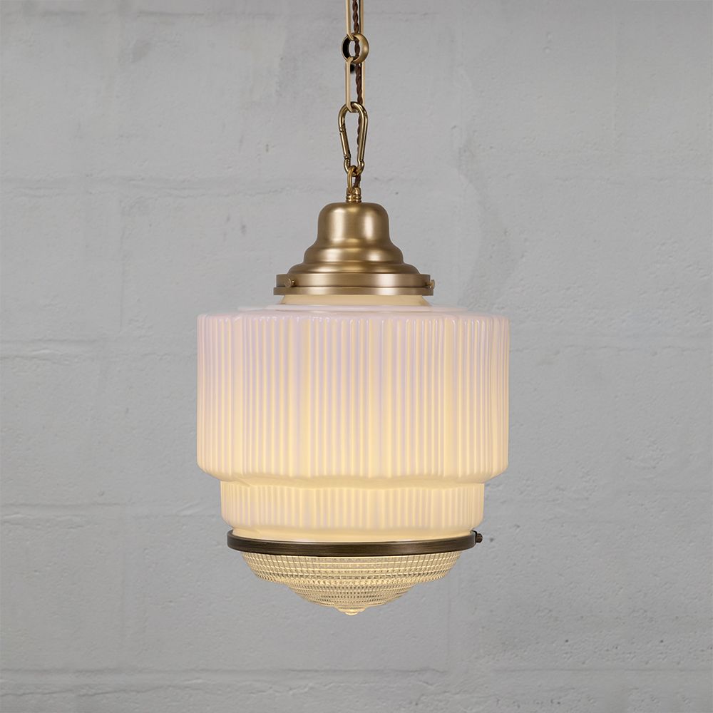 SOHO Lighting - The Dean Pendant Light Lacquered Aged Brass