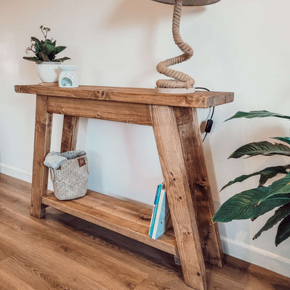 DASI Console Table With Shelf