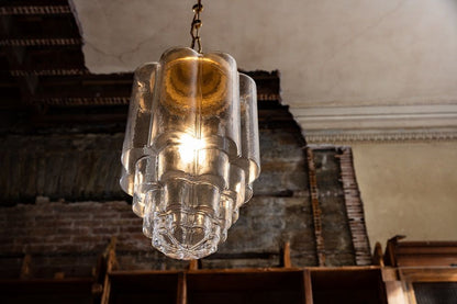 SOHO Lighting  - Glasshouse Polished Brass Clear Pendant Light