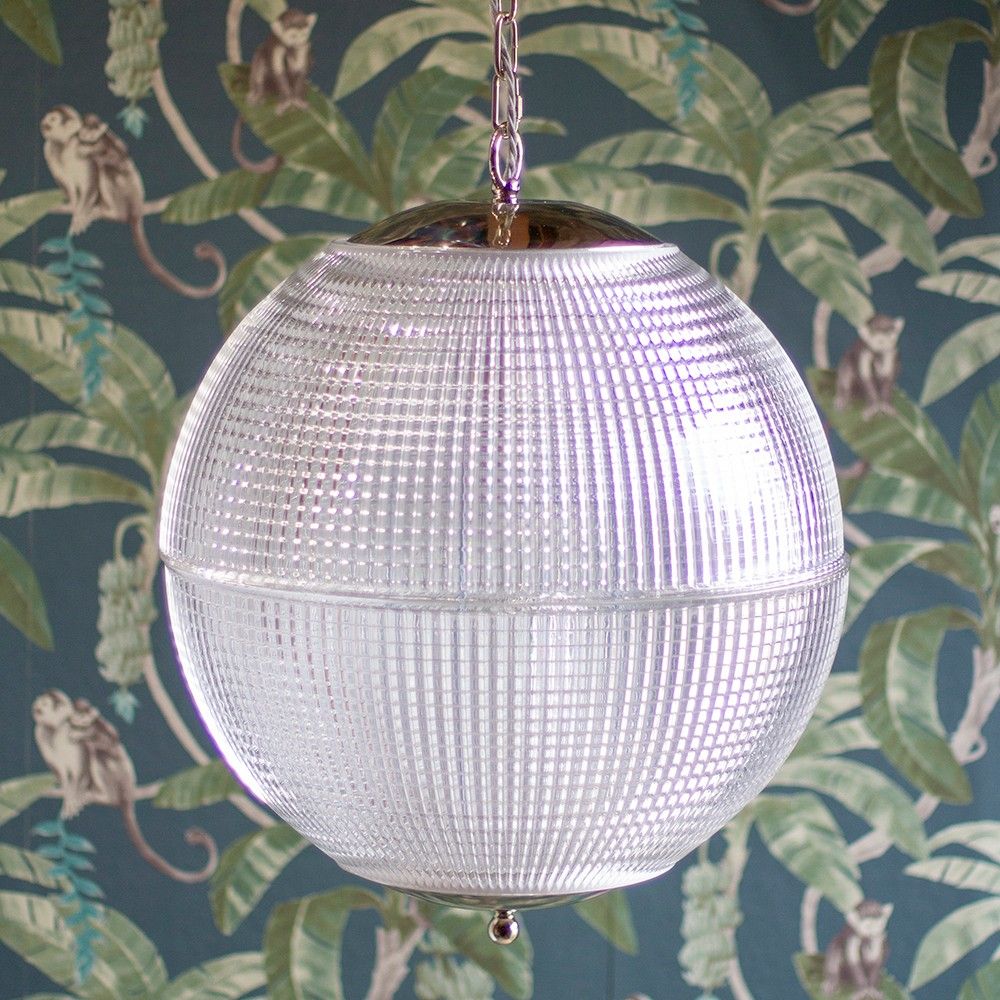 SOHO Lighting - Hollen Globe Classic Unlacquered Brass Pendant