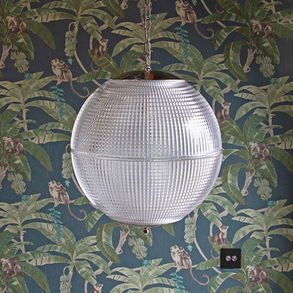 SOHO Lighting - Hollen Globe Classic Nickel Glass Pendant