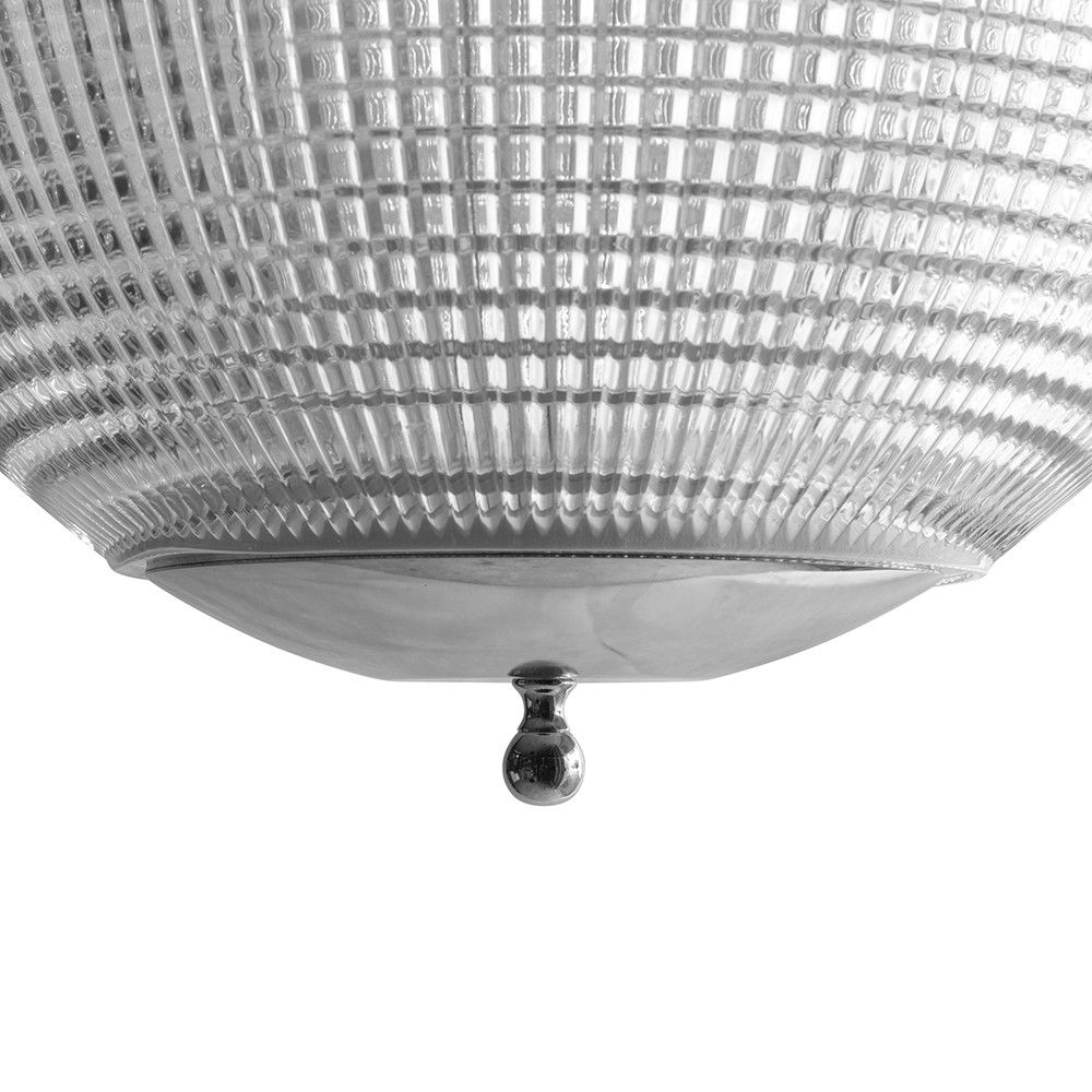 SOHO Lighting - Hollen Globe Classic Nickel Glass Pendant