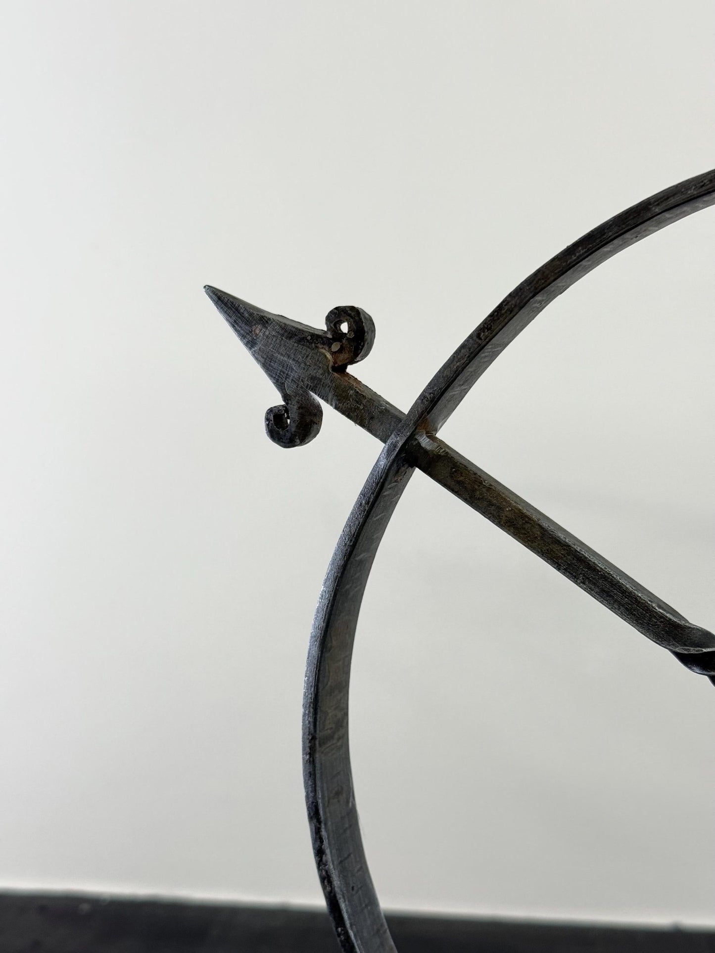 Wrought Iron Archer Sculpture | Heritage Bow & Arrow Ornament