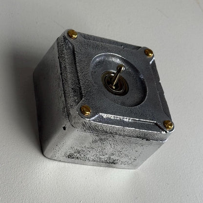 Single Gang Solid Cast Metal Toggle 2 Way Light Switch – Industrial Conduit