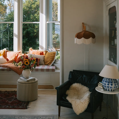 The Emmy Brown Fringed Lampshade