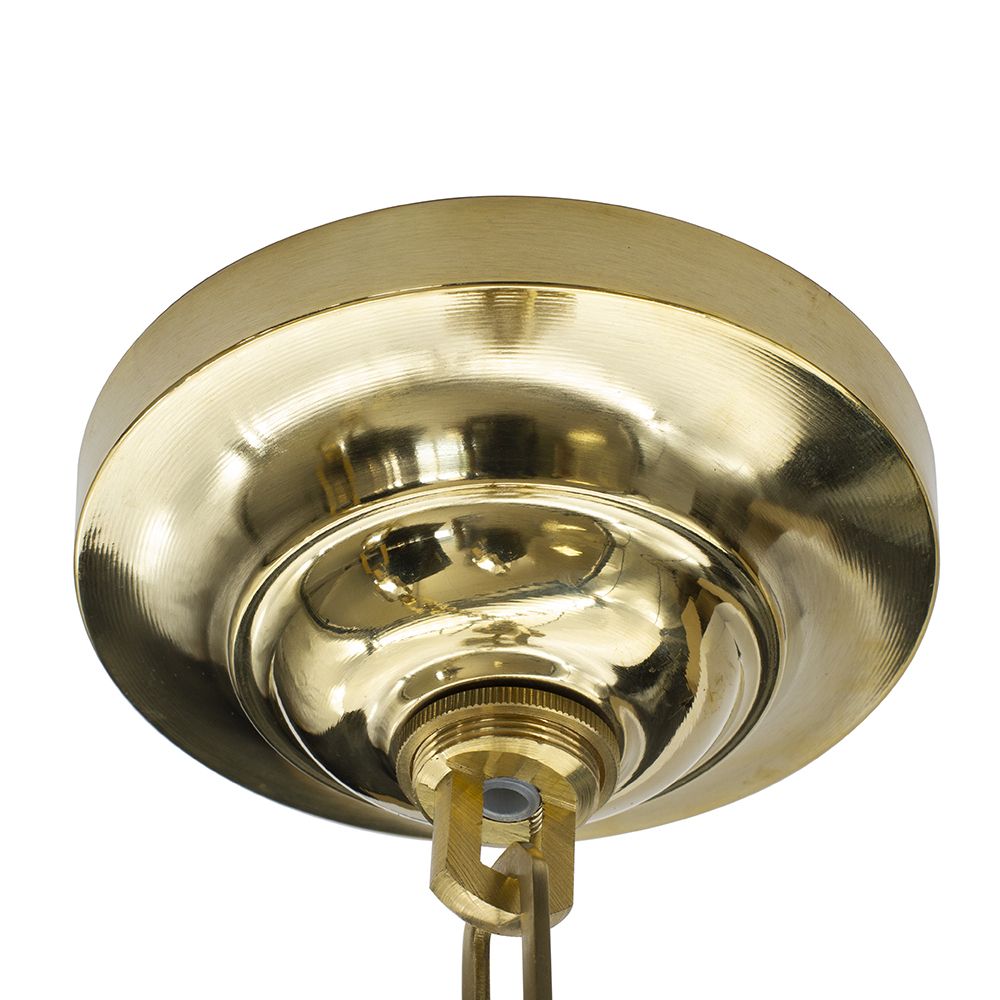 SOHO Lighting  - Glasshouse Polished Brass Clear Pendant Light