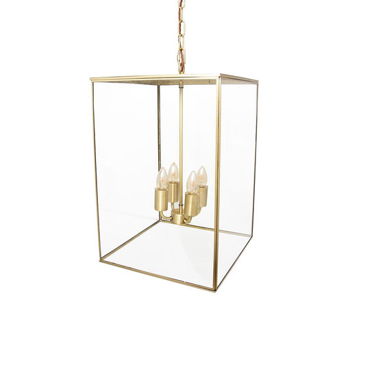 SOHO Lighting - Langdon Lantern Pendant Light Medium Brass