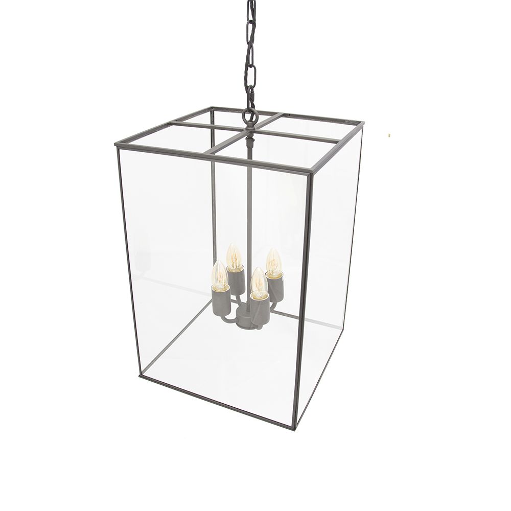 SOHO Lighting - Pendant Light Crossbar Medium Matt Black Brass